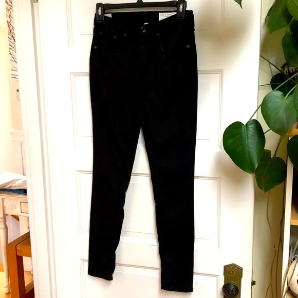 rag & bone Denim - rag & bone Sz 25 jeans black cotton modal blend. Dark color excellent condition